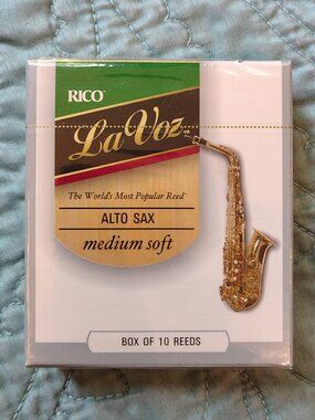 Rico LaVoz Alto Sax Medium Soft Reeds 10 Pack